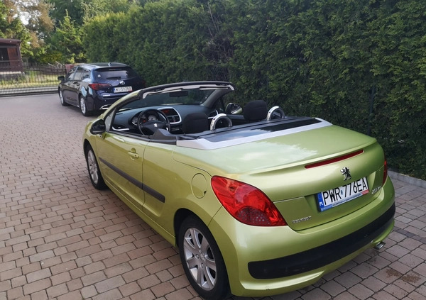 Peugeot 207 CC cena 11900 przebieg: 151500, rok produkcji 2007 z Września małe 29